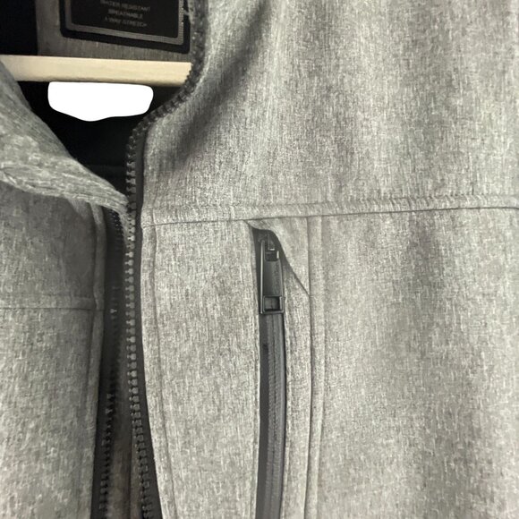 Calvin Klein Men's Classic Soft Shell Water Resistant Jacket Size L Gray Neutral - Picture 7 of 10
